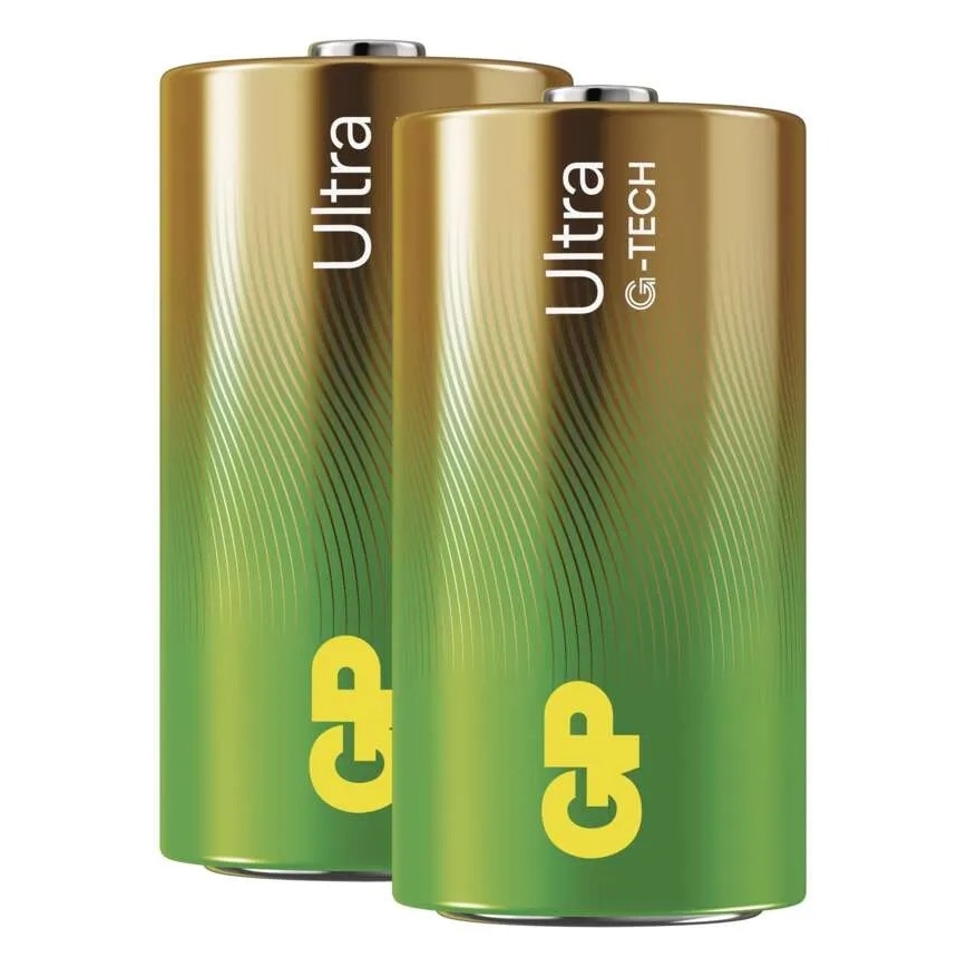 2 ks Alkalická batéria C GP ULTRA 1,5V