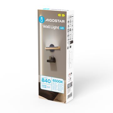 Aigostar - LED Nástenné svietidlo LED/6,5W/230V 6500K