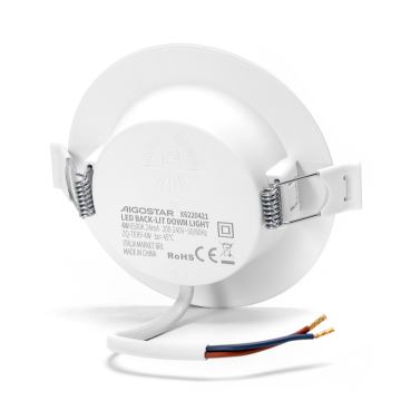 Aigostar - LED Podhľadové svietidlo LED/4W/230V 6500K pr. 9,8 cm biela
