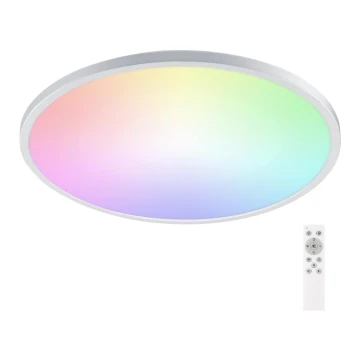 Aigostar - LED RGB Stmievateľné kúpeľňové stropné svietidlo LED/24W/230V 3000-6500K pr. 42 cm IP44 + diaľkové ovládanie