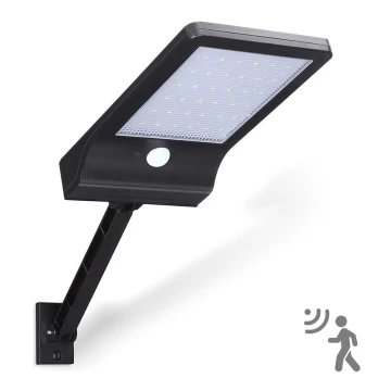 Aigostar - LED Solárna pouličná lampa so senzorom LED/2,3W/5,5V IP65