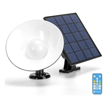 Aigostar - LED Solárne nástenné svietidlo LED/3,2V 3000K/4000K/6500K IP65 + diaľkové ovládanie