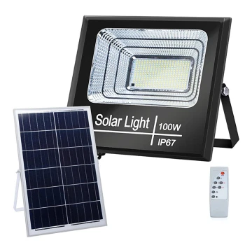 Aigostar - LED Stmievateľný solárny reflektor LED/100W/3,2V IP67 + DO