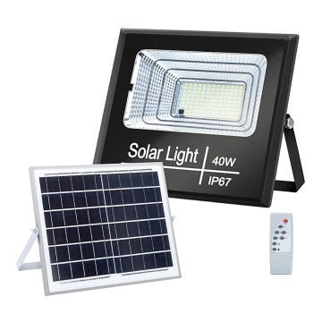 Aigostar - LED Stmievateľný solárny reflektor LED/40W/3,2V IP67 + DO