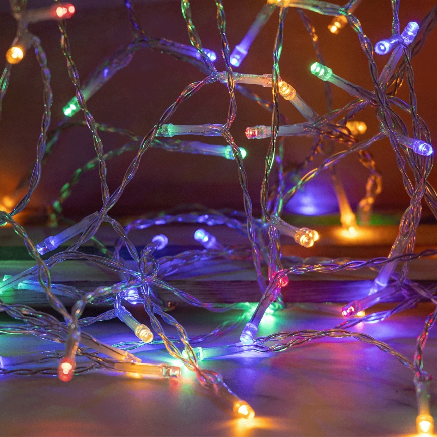 Aigostar - LED Vonkajšia vianočná reťaz 300xLED/8 funkcií 33m IP44 multicolor