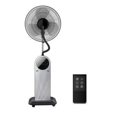 Aigostar - Stojanový ventilátor s hmlovým efektom MIST 95W/230V + diaľkové ovládanie