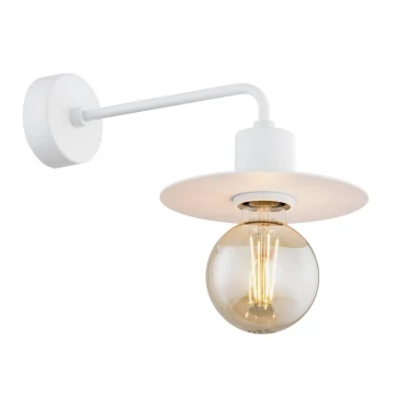 Argon 3878 - Nástenná lampa CORSO 1xE27/15W/230V biela