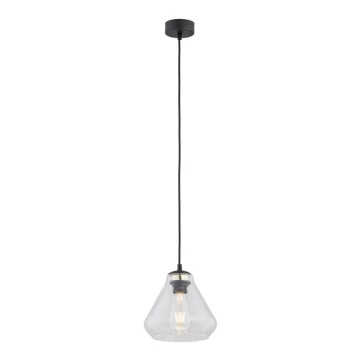 Argon 4047 - Luster na lanku DECORATO 1xE27/15W/230V čierna