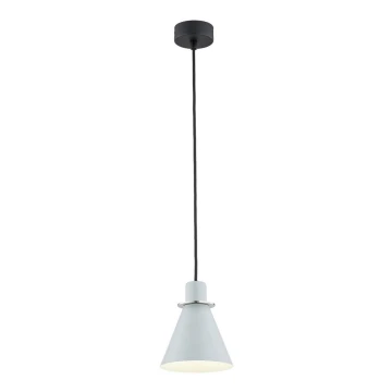 Argon 4683 - Luster na lanku BEVERLY 1xE27/15W/230V modrá/lesklý chróm