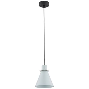 Argon 4683 - Luster na lanku BEVERLY 1xE27/15W/230V modrá/lesklý chróm