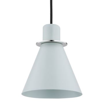 Argon 4683 - Luster na lanku BEVERLY 1xE27/15W/230V modrá/lesklý chróm