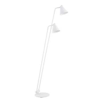 Argon 7076 - Stojacia lampa AVALONE 2xE27/15W/230V biela