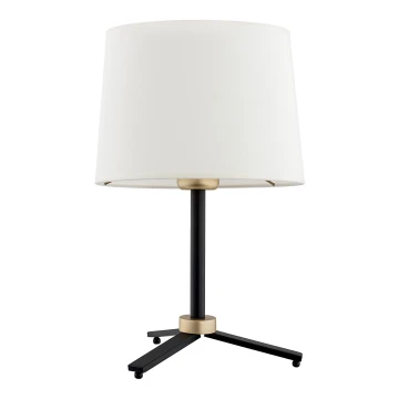 Argon 8319 - Stolná lampa CAVALINO 1xE27/15W/230V 39 cm krémová/čierna