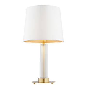 Argon 8540 - Stolná lampa HAMPTON 1xE27/15W/230V biela