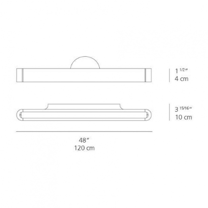 Artemide AR 1917020A - LED Nástenné svietidlo TALO 120 1xLED/51W/230V