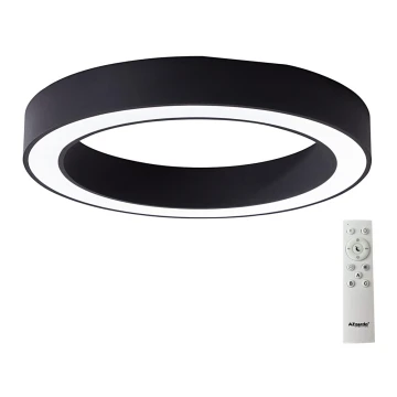 Azzardo AZ5038 - LED Stmievateľné stropné svietidlo MARCO LED/80W/230V čierna + diaľkové ovládanie