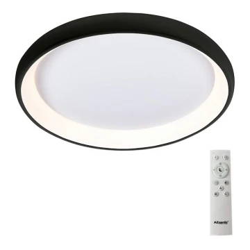 Azzardo AZ5072 - LED Stmievateľné stropné svietidlo ANTONIO LED/50W/230V čierna + diaľkové ovládanie