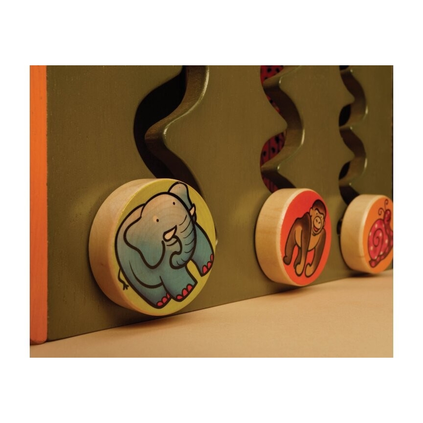 B-Toys - Interaktívna kocka Zoo gumovník