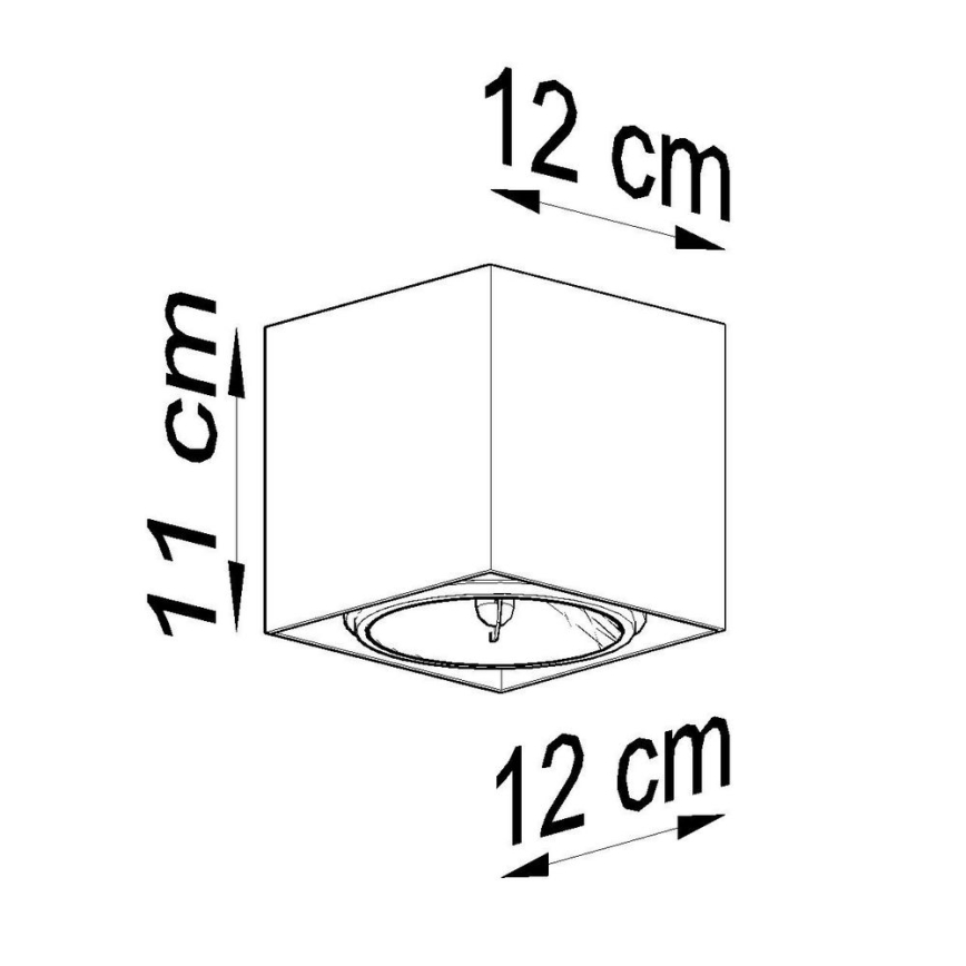 Bodové svietidlo BLAKE 1xGU10/40W/230V