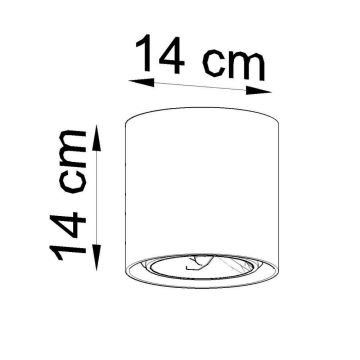 Bodové svietidlo CULLO 1xGU10/ES111/40W/230V