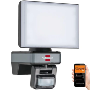 Brennenstuhl - LED Stmievateľný reflektor so senzorom LED/19,5W/230V 3000-6500K IP54 Wi-Fi