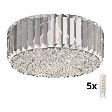 Brilagi - LED Krištáľové stropné svietidlo GLAMOUR 5xG9/42W/230V