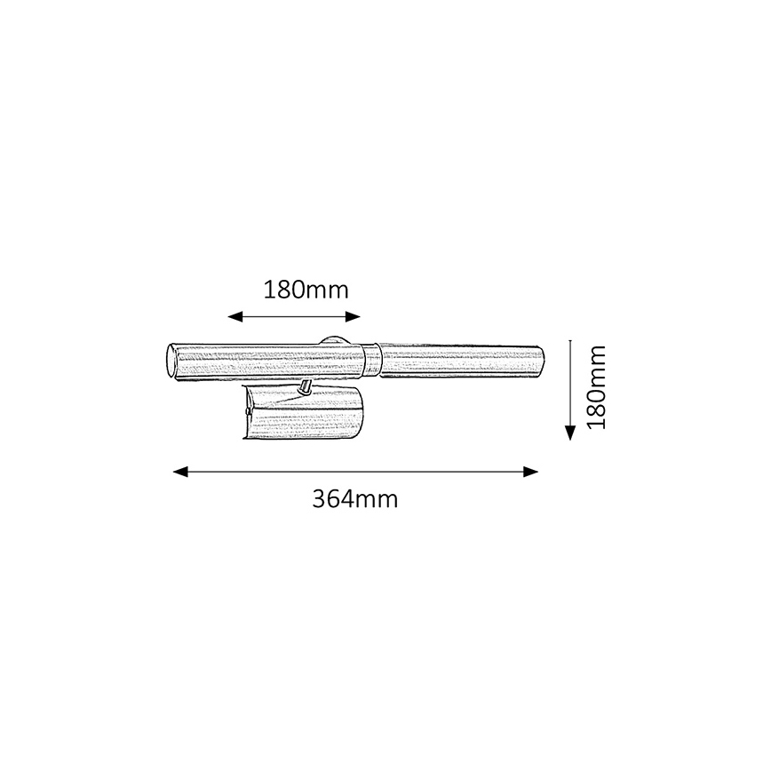 Brilagi - LED Obrazové svietidlo DANAE 2xE14/6W/230V biela