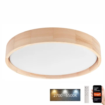 Brilagi - LED Stmievateľné stropné svietidlo MANAROLA SMART LED/24W/230V 2700-6500K pr. 41 cm Wi-Fi + diaľkové ovládanie Tuya