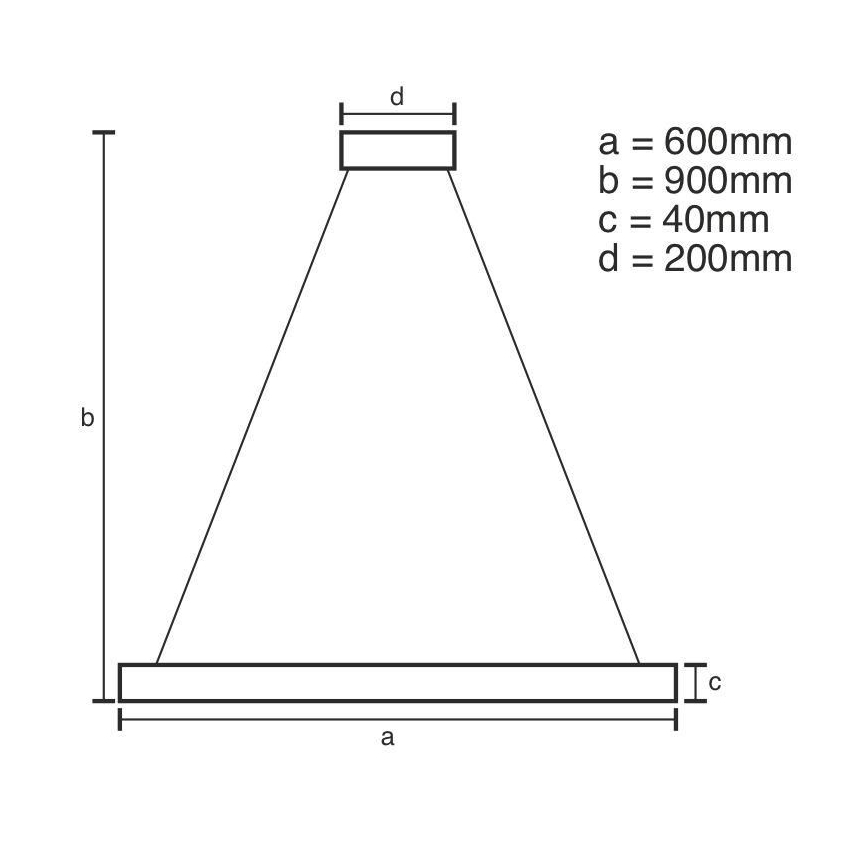 Brilagi - LED Stmievateľný luster na lanku CIRCLE LED/42W/230V 3000-6500K + diaľkové ovládanie