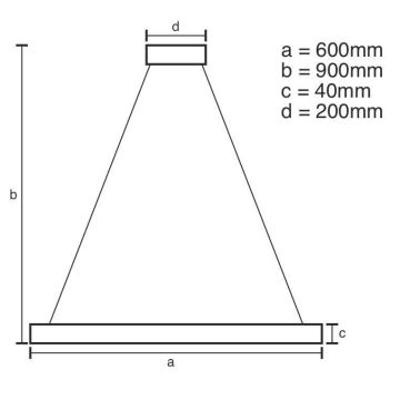 Brilagi - LED Stmievateľný luster na lanku CIRCLE LED/42W/230V 3000-6500K + diaľkové ovládanie