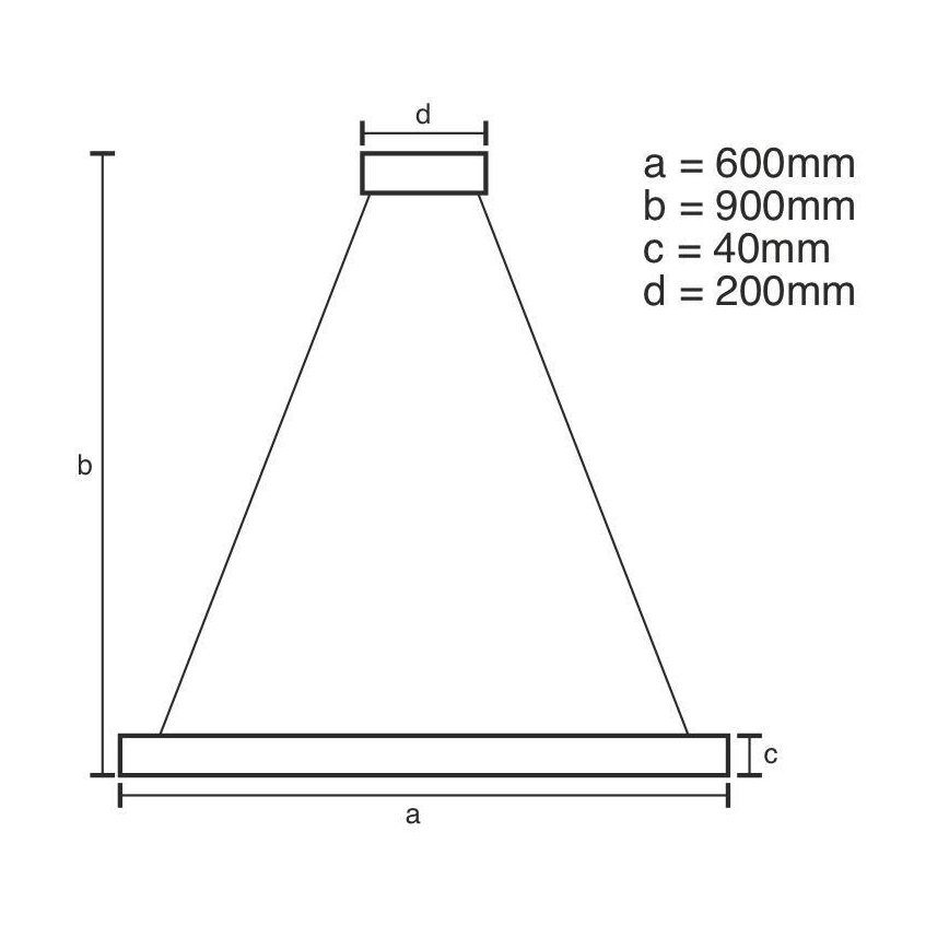 Brilagi - LED Stmievateľný luster na lanku CIRCLE LED/42W/230V 3000-6500K + diaľkové ovládanie