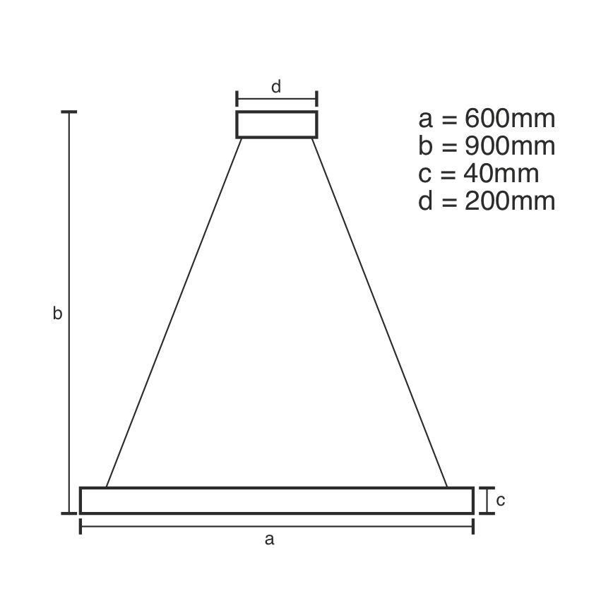 Brilagi - LED Stmievateľný luster na lanku CIRCLE LED/42W/230V 3000-6500K + diaľkové ovládanie