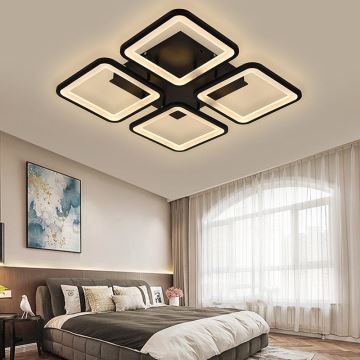 Brilagi - LED Stmievateľný prisadený luster SQUARED LED/85W/230V 3000-6500K + diaľkové ovládanie