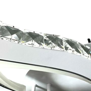 Brilagi - LED Stmievateľný prisadený luster TWIST LED/180W/230V 3000-6500K + diaľkové ovládanie