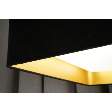 Brilagi - LED Stropné svietidlo VELVET SQUARE LED/24W/230V čierna