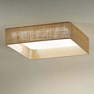 Brilagi - LED Stropné svietidlo VELVET SQUARE LED/24W/230V hnedá