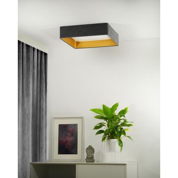 Brilagi - LED Stropné svietidlo VELVET SQUARE LED/24W/230V šedá