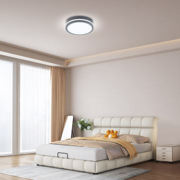 Brilagi - LED Vonkajšie svietidlo BENE LED/24W/230V pr. 26 cm antracit IP54