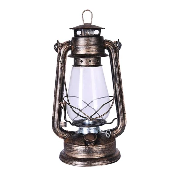 Brilagi - Petrolejová lampa LANTERN 31 cm medená