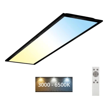 Brilo - LED Stmievateľné stropné svietidlo PIATTO LED/24W/230V 3000-6500K 100x25 cm + diaľkové ovládanie