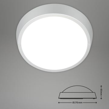 Briloner 3018-014 - LED Kúpeľňové stropné svietidlo HAGEN LED/24W/230V IP44 biela