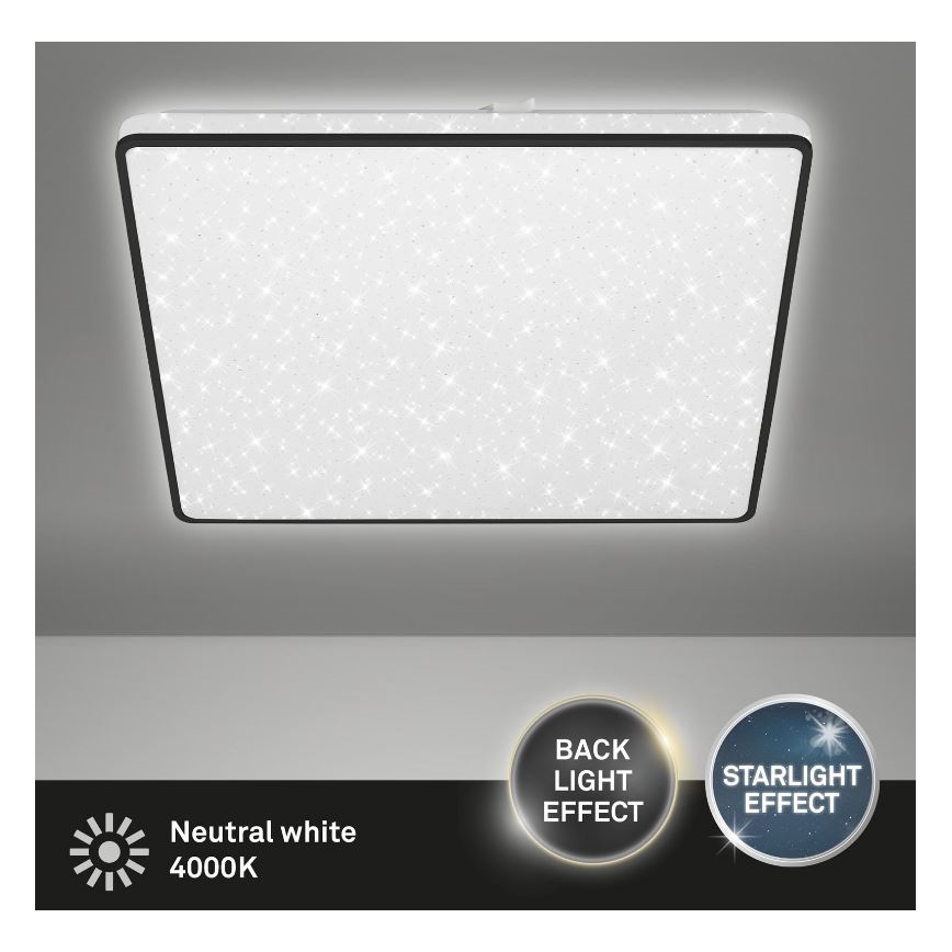 Briloner 3749-415 - LED Stropné svietidlo LINO LED/24W/230V čierna