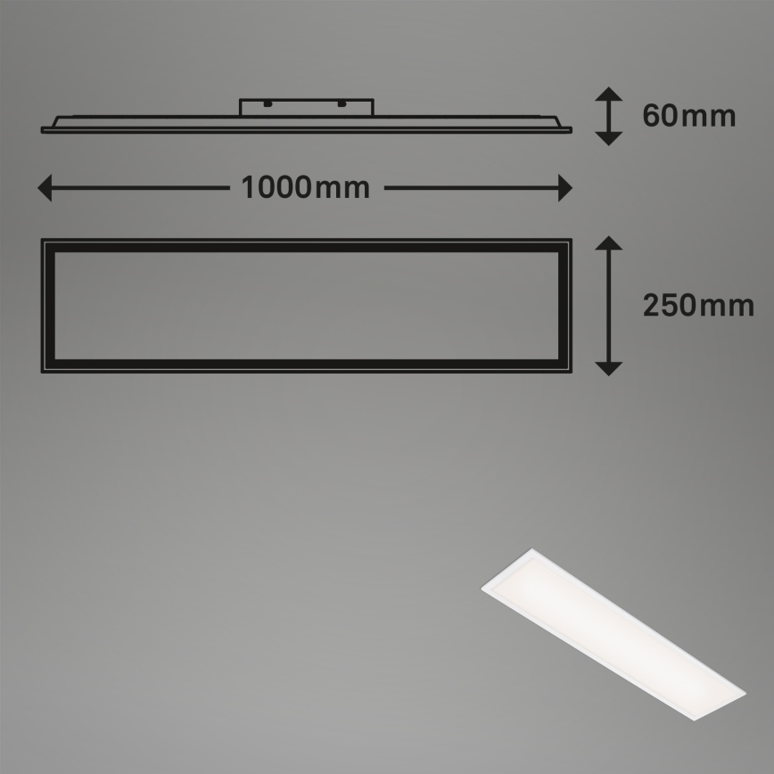 Briloner 7067-016 - LED Stropné svietidlo SIMPLE LED/24W/230V