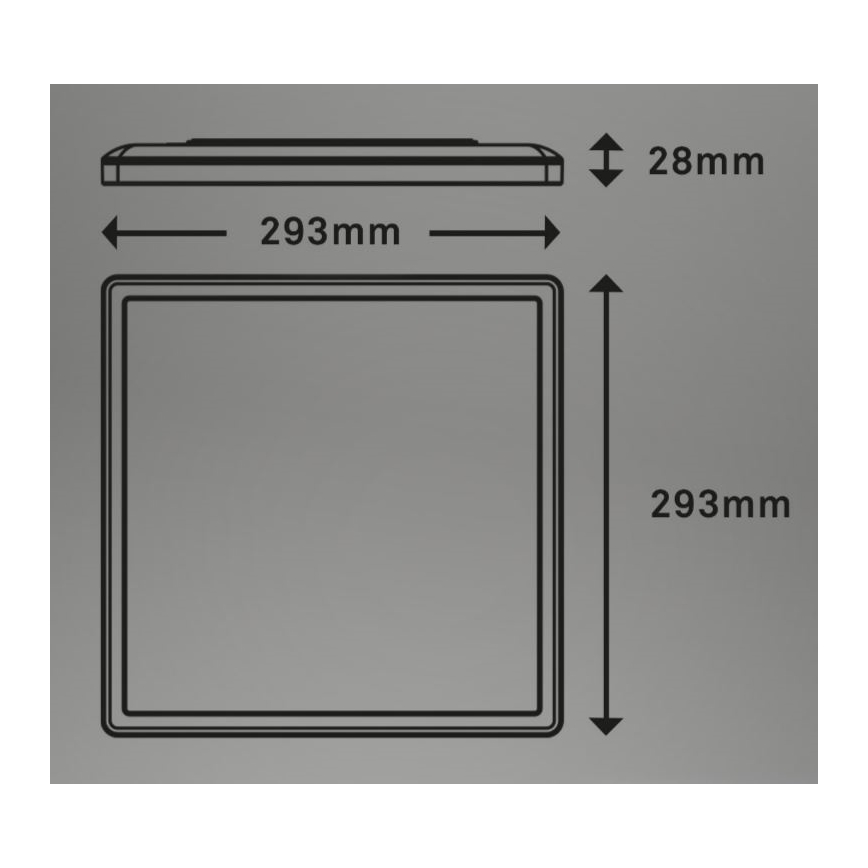 Briloner 7081-015 - LED Stmievateľné stropné svietidlo SLIM LED/18W/230V 2700-6500K + diaľkové ovládanie