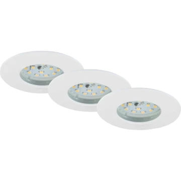 Briloner 7231-036 - SADA 3x LED Stmievateľné kúpeľňové podhľadové svietidlo LED/5,5W/230V IP44