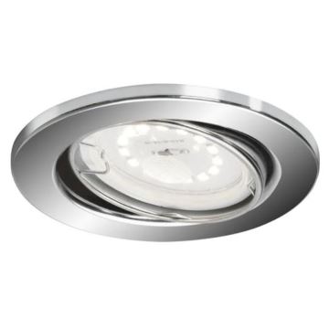 Briloner 7277-038 - SADA 3x LED Stmievateľné kúpeľňové podhľadové svietidlo 1xGU10/5W/230V IP23