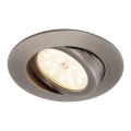 Briloner 7296-011 - LED Stmievateľné kúpeľňové podhľadové svietidlo ATTACH LED/6,5W/230V IP23 antracit