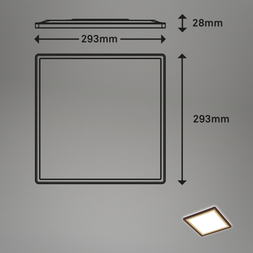 Briloner 7457-417 - LED Stropné svietidlo DECO LED/18W/230V