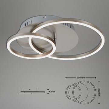 Briloner - LED Stmievateľné stropné svietidlo FRAMES LED/24,5W/230V