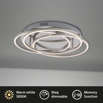 Briloner - LED Stmievateľné stropné svietidlo FRAMES LED/60W/230V lesklý chróm